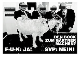 den bock zum gärtner machen